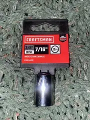 Craftsman 7/16" Socket 3/8dr 12pt CMMT44332