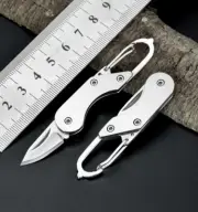 Hot Mini Pocket Keychain Folding Blade Knife Outdoor Travel Camping EDC Knife
