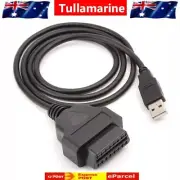 Diagnostic Tools 16 Pin OBD2 To USB Port Charger Adapter Cable Connector Brand N