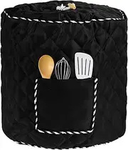 Dust Cover for 6 Quart Pot, Cloth Cover with Pockets for Pot (6 Quart) Washable Electric Pressure Cooker Cover for Small Electric Appliance 31x 33cm