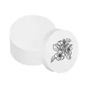 4Pcs 2" Rubber Carving Blocks, Soft Linoleum Art Carving Block Round, White