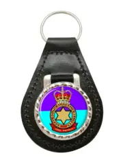 Royal South Australia Regiment (Australian Army) Leather Key Fob