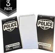 Police Notebook (3 Pack - Full (4" x 8"))