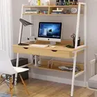 Liberty Computer Desk Workstation with Shelves & Drawers (Oak)