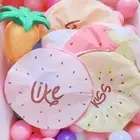 Cartoon Fruit Waterproof Shower Cap Thicken Lovely Women Hat Elastic Bathing C e