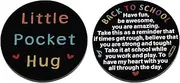 [Eulalia Eclogue] Back to School Supplies Boo Basket Stuffers for Kids Pocket Hug Token Back to School Stuff for Kids Son Daughter School First Day of School Sign First Day of Kindergarten Preschool Back to School,