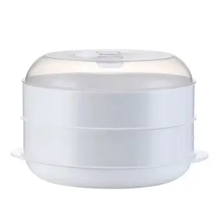 微波爐蒸籠專用器皿加熱容器蒸鍋碗塑料蒸饅頭家用煮飯鍋飯煲蒸盒