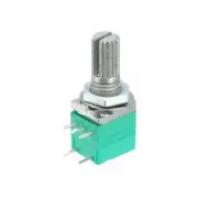 10K 50K Ohm Variable Resistor Single/Dual Rotary Carbon Film Taper Potentiometer