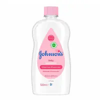 在飛比找PChome24h購物優惠-Johnson’s嬰兒潤膚油500ml