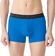 [BODY WILD] Men's Boxer Briefs, Denim Style, Cotton Blend, Open Front