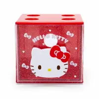 在飛比找樂天市場購物網優惠-小禮堂 Hello Kitty 方形單抽收納盒 透明抽屜盒 