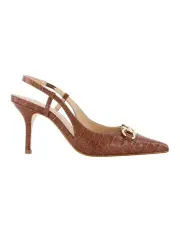 [Dune London] Click Slingbacks in Brown