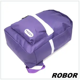 韓系型男 ROBOR簡約休閒風簡約後背包(紫色) (3.9折)