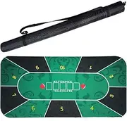 180x90cm Portable Rubber Foam Poker Table Top Layout Poker Mat