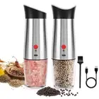 Salt and Pepper Grinder Set: - for Gravity Automatic Sea Salt Grinder Set Spi...