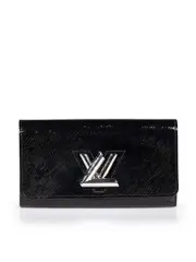 Patent Epi Leather Twist Wallet