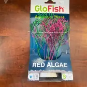 Glow under Blue LED Light Aquarium Plant Red Algae 5" Fish Tank Decor