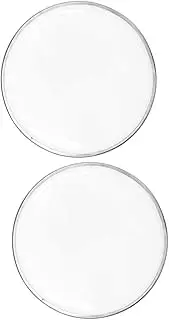 LRXIYODE 2pcs Set 6 Inch Jazz Drum Head Drum Skin Drum Pad Drum Covers Drum Supplies Practice Pad Drum Practice Skin Drum Percussion Parts Drums Surface for Replace Polyester Film White