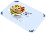 Dish Mat Drying Kitchen Mat | Absorbent Draining Pad for Dish - Kitchen Non-Slip Diatom Mud Draining Pads Dry Mat for Plates Cups, 15.7 X 23.6in Amith