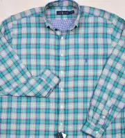Polo Ralph Lauren Button-Front Double-Faced Brushed Shirt 2XB 2X Big Tall NWT