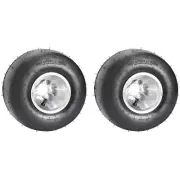 2pc 11x7.10-5 5 Inch Rear Wheel Slick Tyre Rim Go Kart Buggy ATV Quad Karting