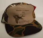 Ducks Unlimited Camo Trucker Snapback Hat 1984 Rio Hondo American Hunter USA