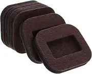 BUGUUYO 5pcs Slip Caster Cups for Office Chairs Felt Non Slip Pads for Hardwood Tile Carpet Wheel Fixation Stoppers to Prevent Noise Floor Scratches Easy to Install Floor Protectors