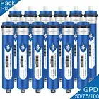 12 Pack 100 GPD RO Membrane Reverse Osmosis System Water Filter Replacement NSF