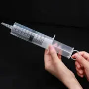 Plastic Syringe Reusable Big Large Hydroponics industry Measuring 100ml
