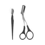 10Pcs Eyebrow Grooming Kit Eyebrow Scissor Eyebrow Comb Tweezer Eyebrow