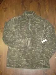 Amazon Essentials Mens Camo Fleece 1/4 Zip Size M New w/ Tags
