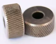 Pair of 3/4 Diameter HSS Knurls Medium KN11 For Lathe Knurling Tool Diamond