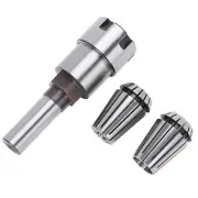 3x Collet Chuck Milling Cutter 6.5mm+13mm + Extension Rod 1/2 Shank CNC Lathe T
