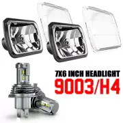 2PCS 7X6 5x7 LED Headlight Hi/Lo Beam For Chevy Express Cargo Van 1500 2500 3500 (for: Toyota)