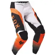 Fox Racing 180 Lean Pants, White/Black/Orange