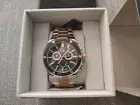GC Guess Collection Two-Tone and Green Chronograph Watch New