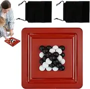 Brain Puzzle Games | Puzzle Smart Pyramid Interactive Games - Portable Travel Educational Toy for Kids Adults, Cognitive Multiplayer Family
