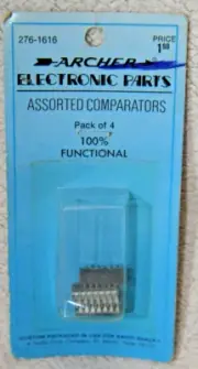 Assorted Comparators 276-1616 - Pack of 4 - Archer - Radio Shack - NIB