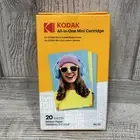 KODAK ALL-IN-ONE MINI CARTRIDGE 20 Sheets PAPER Mini 2 Photo Printer-Genuine
