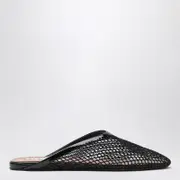 [Alaïa] Flat mules black in mesh 36 IT Black