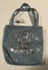 RARE Chanel Denim Sequin Tote Bag