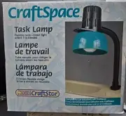Craftspace Work Surface Task Lamp Vintage Rare Teal Blue Craftstor