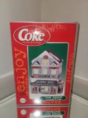 Coca-Cola Coke Town Square CollectionVillage Honey Bees Flower Shop.. New Sealed