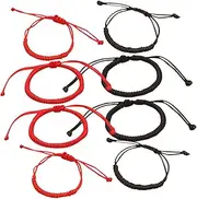 [SOESFOUFU] 8pcs Couple Bracelets Handmade Bracelets Statement Bracelets for Women Bracelets for Couples Womens Bracelet Adjustable Bracelets for Women Chain Bangle Chain Bracelets Simple Miss