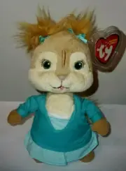 CT* Ty Beanie Baby ELEANOR Chipmunk / Chipette 6" MWCT Plush Stuffed Animal Toy