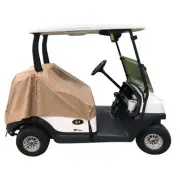 Golf Cart Seat Cover in Taupe 300 Denier Polyester