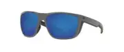 NEW Costa Del Mar Ferg Shiny Gray Frame w/ Blue Mirror 580G Lens FRG298OBMGLP