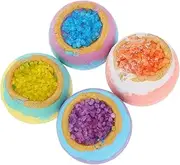 Bathing Bubble Making Balls 4pcs Set Natural Essential Oil Soft at Home
