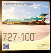 BOEING 727-100 Braniff International Red Flying Colours Dragon 1:400 Scale Model