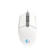 [910-005791] G203 LIGHTSYNC RGB 6 Button Gaming-grade Sensor Gaming Mouse - White
